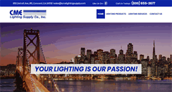 Desktop Screenshot of cmelightingsupply.com